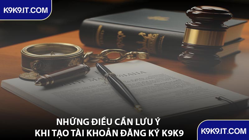 Những Điều Cần Lưu Ý Khi Tạo Tài Khoản Đăng Ký K9K9